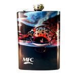 Montana Fly Company Stainless Steel Hip Flask - Maddox's Snack 8oz