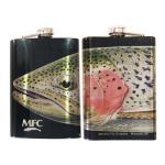 Montana Fly Company Stainless Steel Hip Flask - Sundell's West Side Rainbow 8oz
