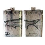Montana Fly Company Stainless Steel Hip Flask - Currier - Tarpon 8oz