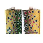 Montana Fly Company Stainless Steel Hip Flask - Maddox's Brown Trout Xl Sk n 8oz