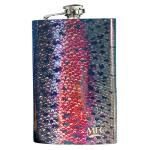 Montana Fly Company Stainless Steel Hip Flask - Sundell's - Rainbow Trout Skin