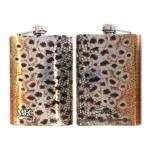 Montana Fly Company Stainless Steel Hip Flask - Sundell's Brown Trout Skin 8oz