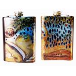 Montana Fly Company Stainless Steel Hip Flask - Udesen's Montana Brown 8oz