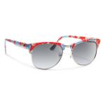 Forecast Optics Rink Womens Sunglasses - Red Floral/Gray Gradient