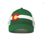Republic Colorado Classic Single Stripe Hat Forest Green