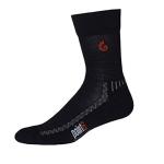 Point6 Hiking Tech Ultra Light Crew Socks-Black-Medium