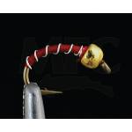 Montana Fly Company Tung Midge - Red - 20 - 1/2 dozen