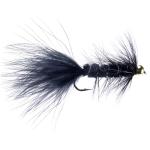 Montana Fly Company Beadhead Woolly Bugger - Black - Size 8 - 1/2 Dozen