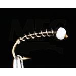 Montana Fly Company Chan's BH Chironomid Bomber- Blk/Silver #14 - 1/2 Dozen