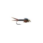 Montana Fly Company Beadhead Epoxyback Copper Nymph Black - Size 16 - 1/2 Dozen