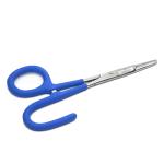 Umpqua River Grip 6" Scissor Clamp Open - Blue