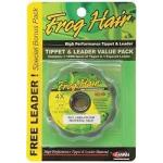 Frog Hair Tippet Guide 100m And 9 1/2ft Leader 3X Stiff Butt Value Pack