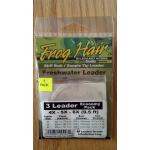 Frog Hair Tapered Leader Economy Pack 9.5' Stiff/Supple Tip 4x-5x-6x