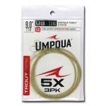 Umpqua Fly Fishing Trout Tapered (3Pack) 9' 5X Leader - Fly Fishing