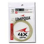 Umpqua Fly Fishing Trout Tapered 3 Pack 7.5' 4X Leader - Fly Fishing