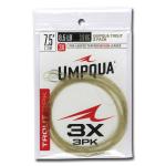 Umpqua Fly Fishing Trout Tapered 3 Pack 7.5' 3X Leader - Fly Fishing