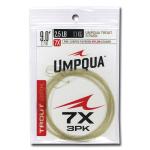 Umpqua Fly Fishing Trout Tapered (3Pack) 9' 7X Leader - Fly Fishing