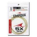 Umpqua Fly Fishing Trout Tapered 3 Pack 7.5' 5X Leader - Fly Fishing