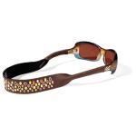 Croakies Neoprene Eyewear Retainers Brown Trout Print