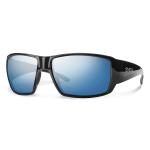 Smith Optics Guides Choice Polarized Sunglasses - Black/Techlite Blue Mirror