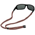 Chums Original Standard Cotton Eyewear Retainer Small End Dark Brown - Chestnut