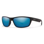 Smith Optics Ridgewell Polarized Sunglasses - Matte Black/ChromaPop+ Blue Mirror