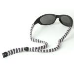 Chums Original Standard Cotton Eyewear Retainer - Grey/White Stripe