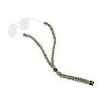 Chums Original Standard Green/Tan Strips Cotton Eyewear Retainer