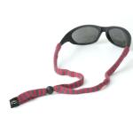 Chums Original Standard Red/Grey Stripe Cotton Eyewear Retainer