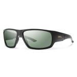 Smith Optics Discord Polarized Sunglasses-MATTE BLACK/POLAR GRAY GREEN CHROMAPOP
