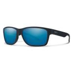 Smith Optics Wolcott Polarized Sunglasses - Matte Black/ChromaPop+ Blue Mirror