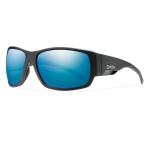 Smith Optics Dockside Polarized Sunglasses - Matte Black/Chromapop+ Blue Mirror