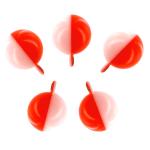 Thingamabobber Strike Indicator 3/4" 5pk - Red/White - Fly Fishing