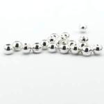 Firehole Stones Round Tungsten Beads 36 Piece Package - Sterling Silver 1/8" (3.0 mm)