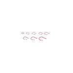 Umpqua U004 Red Hooks (50Pk) 18