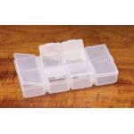 HARELINE FLIP CAP 4 SMALL 2 LONG COMPARTMENT BOX - Fly Fishing