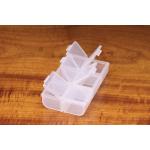 Hareline 6 Compartment Box - Fly Box or Hook Box - Fly Fishing