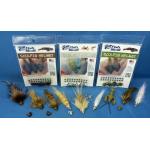 Fish Skull Sculpin Helmet (Head) - Mini Olive - 8 pack - Fly Tying