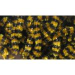 Fly Fish Food Small Stonefly Chenille - Black/Ginger