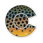 Casey Underwood Colorado Brown Trout Decal Sticker