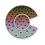Casey Underwood Colorado Rainbow Trout Decal Sticker
