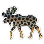 Casey Underwood Moose Brown Trout Decal Sticker