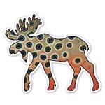 Casey Underwood Moose Cutthroat Trout Decal Sticker