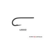 Umpqua U-Series U003 Dry Fly Tying Hooks 50-pack - Size 16 - Fly Tying