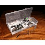 Hareline Fly Tying Material Kit with Economic Tools and Vise