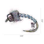 TK Blue Poison Tung Sticker