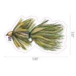 TK Woolly Bugger Sticker