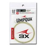 Umpqua Fly Fishing Trout Tapered 9' 3X Leader - Fly Fishing