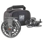 Lamson Liquid 3 Pack Fly Fishing Reel and Spools -3+ 3-Pack Smoke