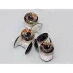 Clear Cure Dumbbell Eye - Ghost 8MM 5/16 - Fly Tying